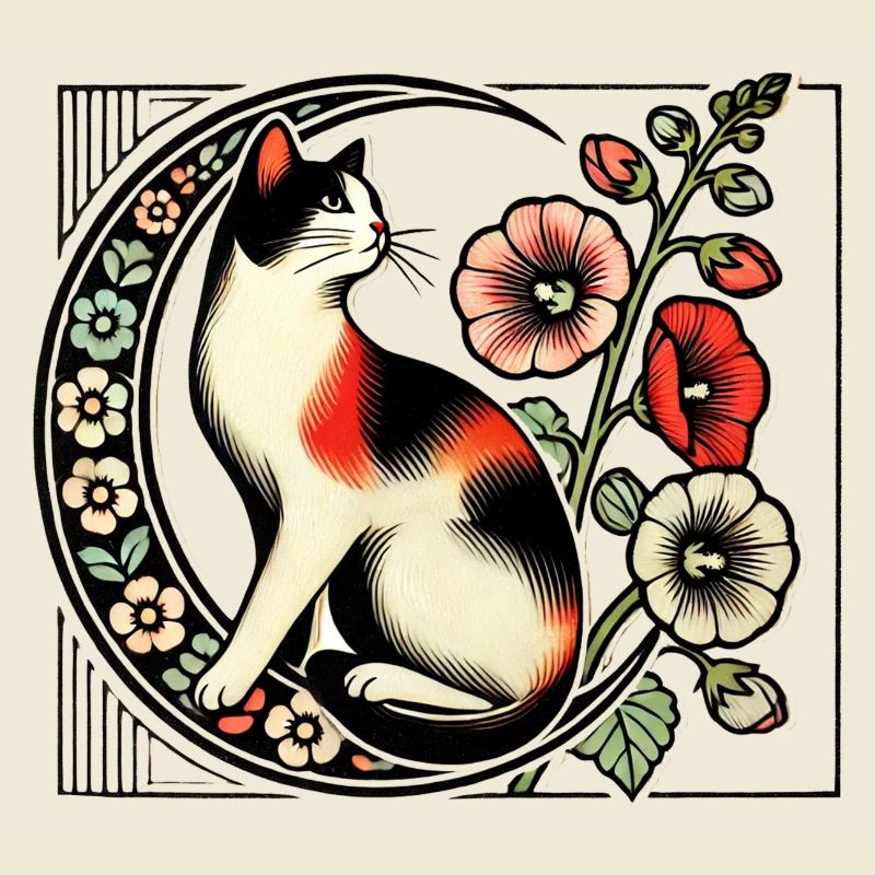 Chat calicot