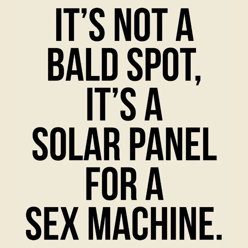 NICHT EIN BALD SPOT ABER EIN SOLAR PANEL