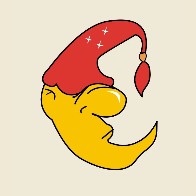 good night moon evening dark sleeping cap