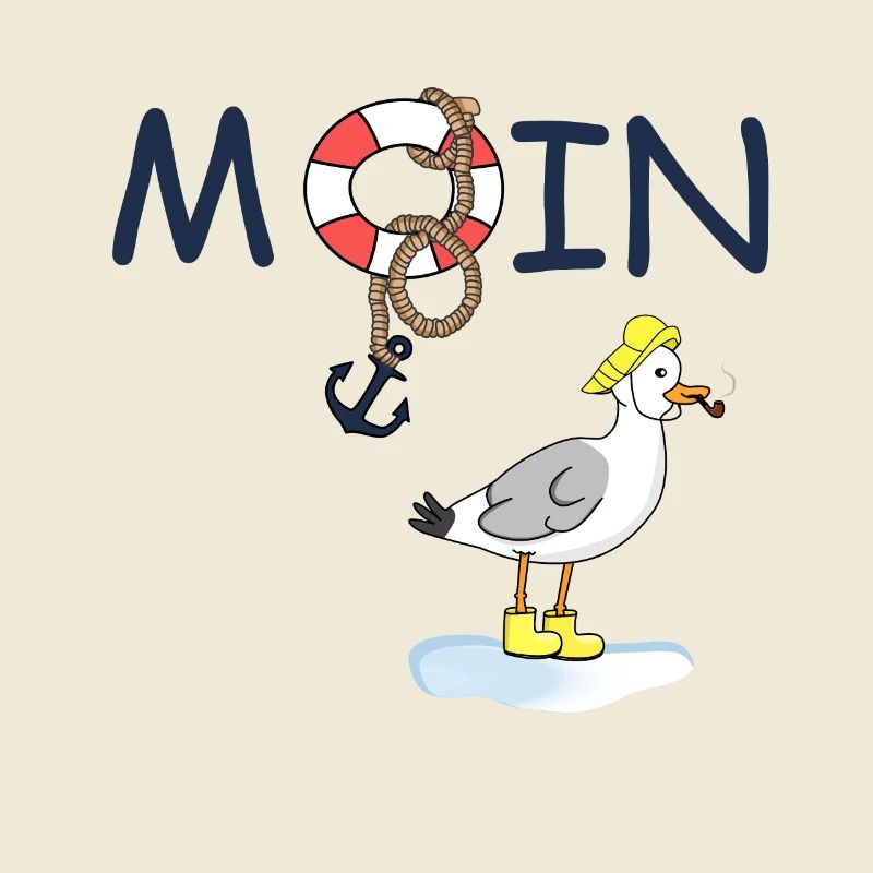 Mouette Moin avec pipe