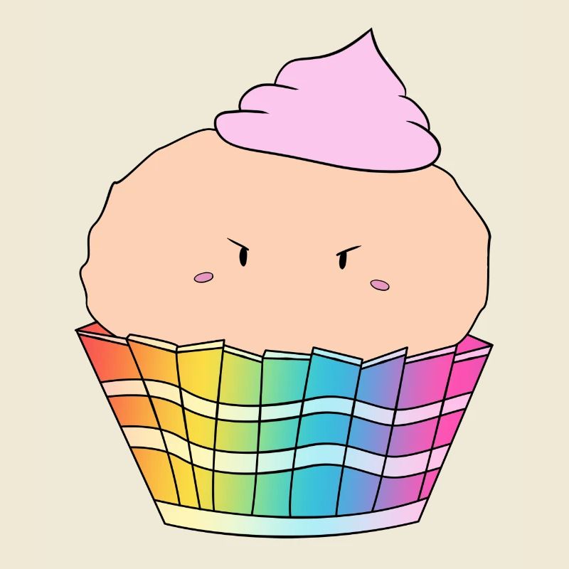 Grumpy Cupcake Print