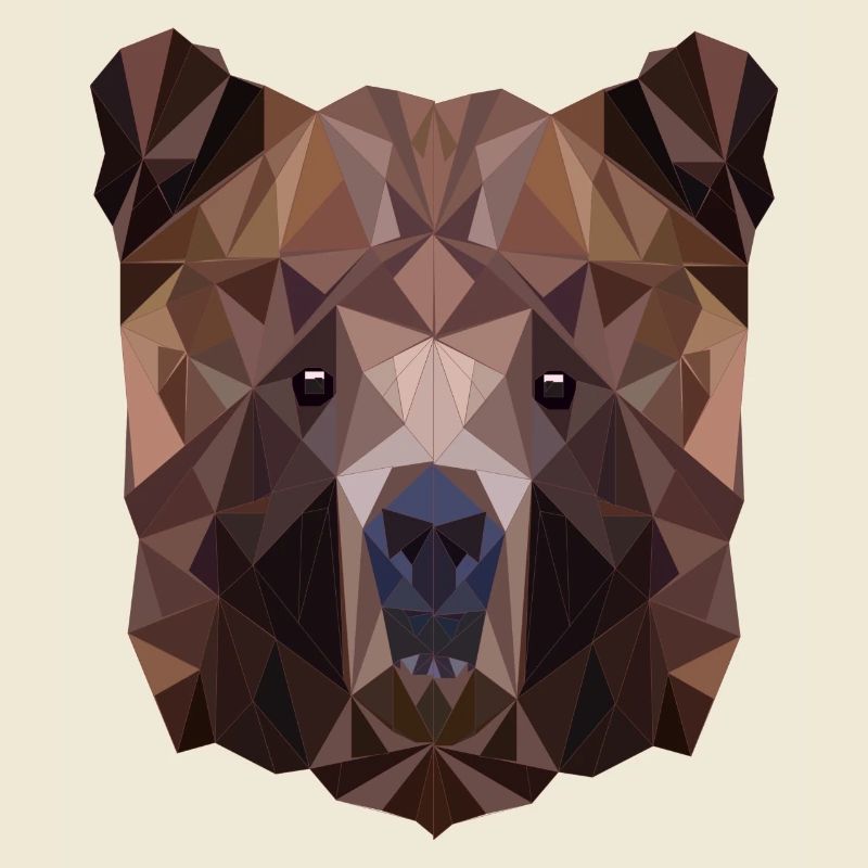 Polygon Bear-Cool Bear