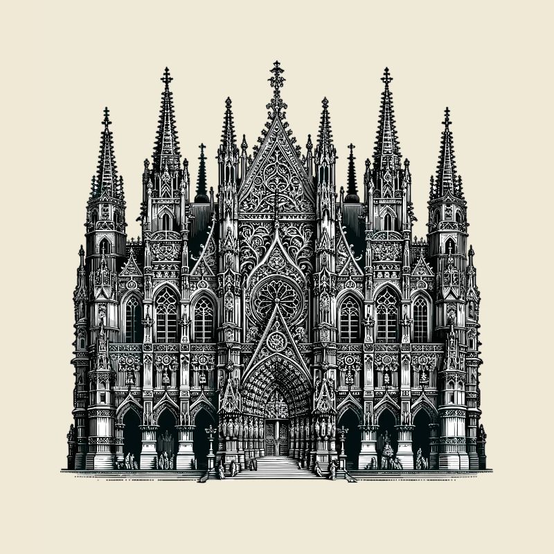 Architecture gothique de la cathédrale