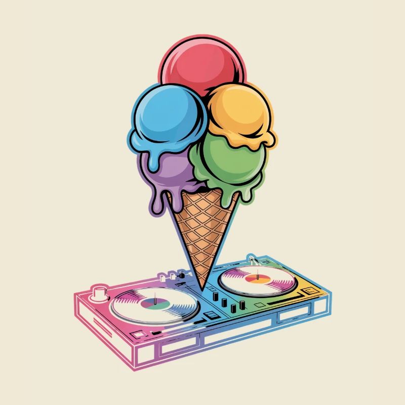 Dj Cream Turntable Artwork