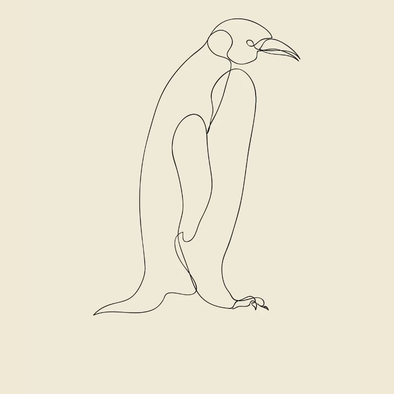 Penguin Drawing