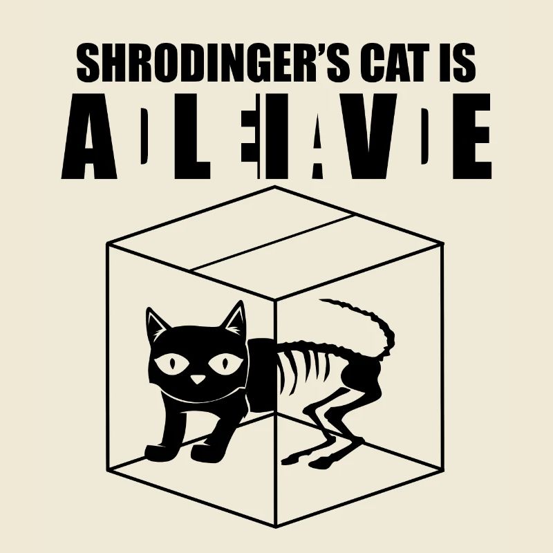 Schrödinger's kat Dead & Alive Student Physics