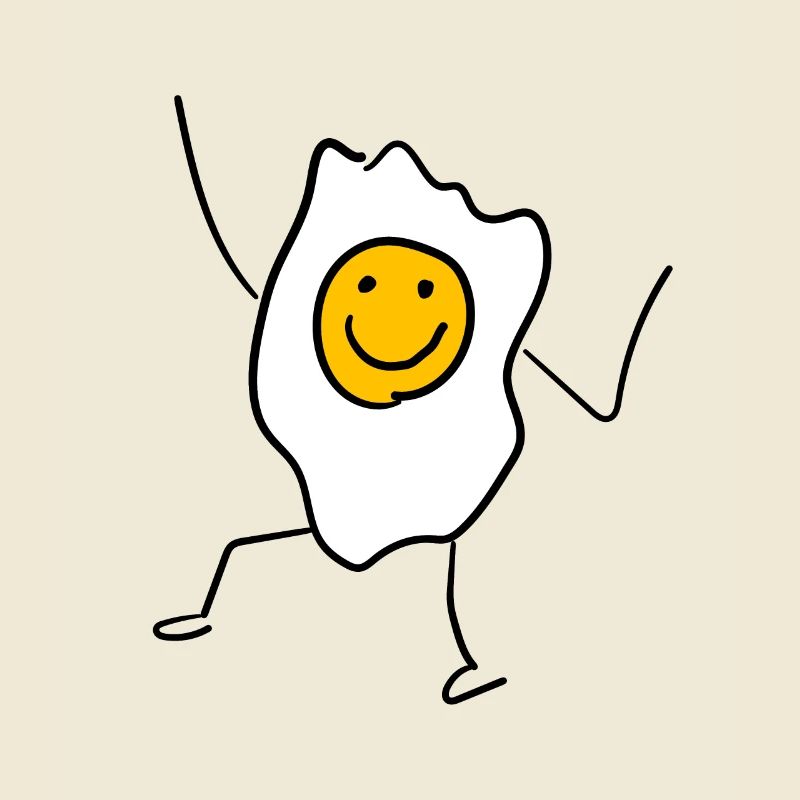Egg Yellow Funny Gift Egg Yellow Eggs Fried Egg