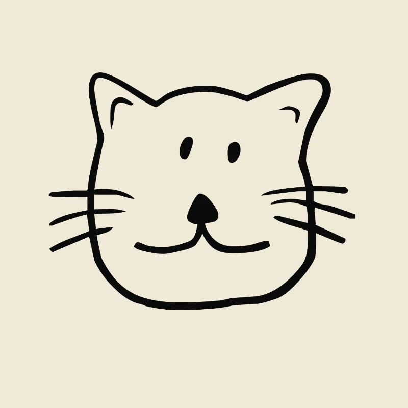 Chat doux (dessin) #WHITE