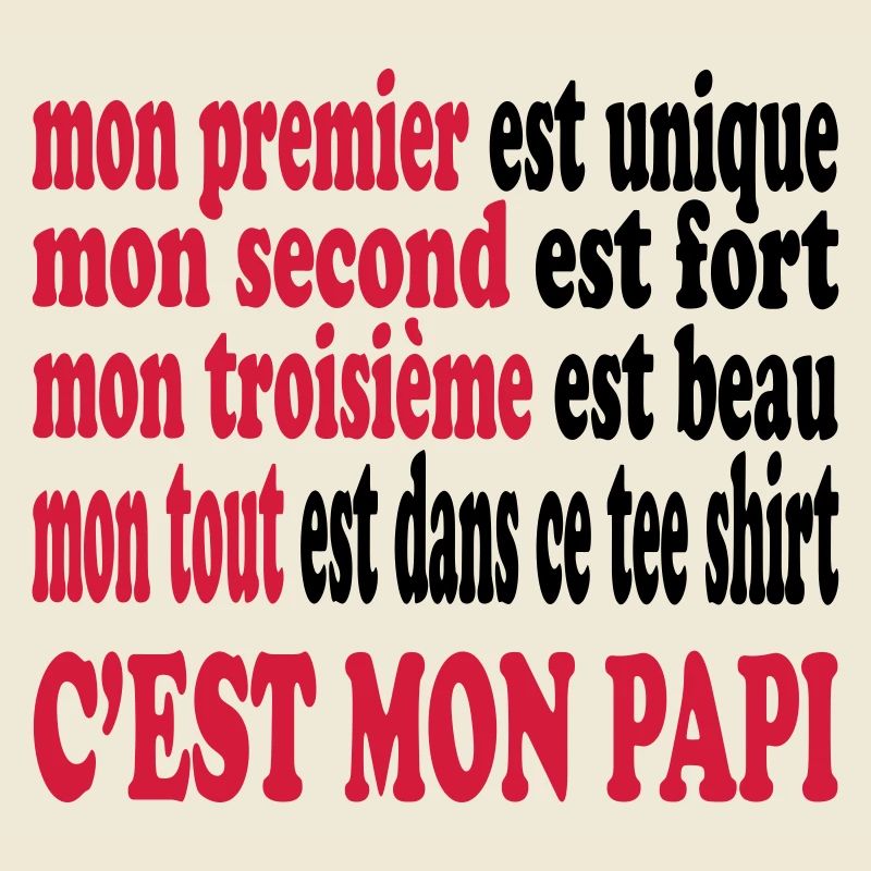 Mon papi est beau