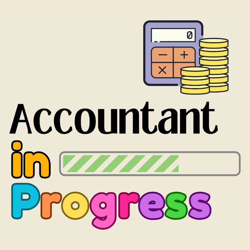 Accountant in progress Bester Buchhalter-Student