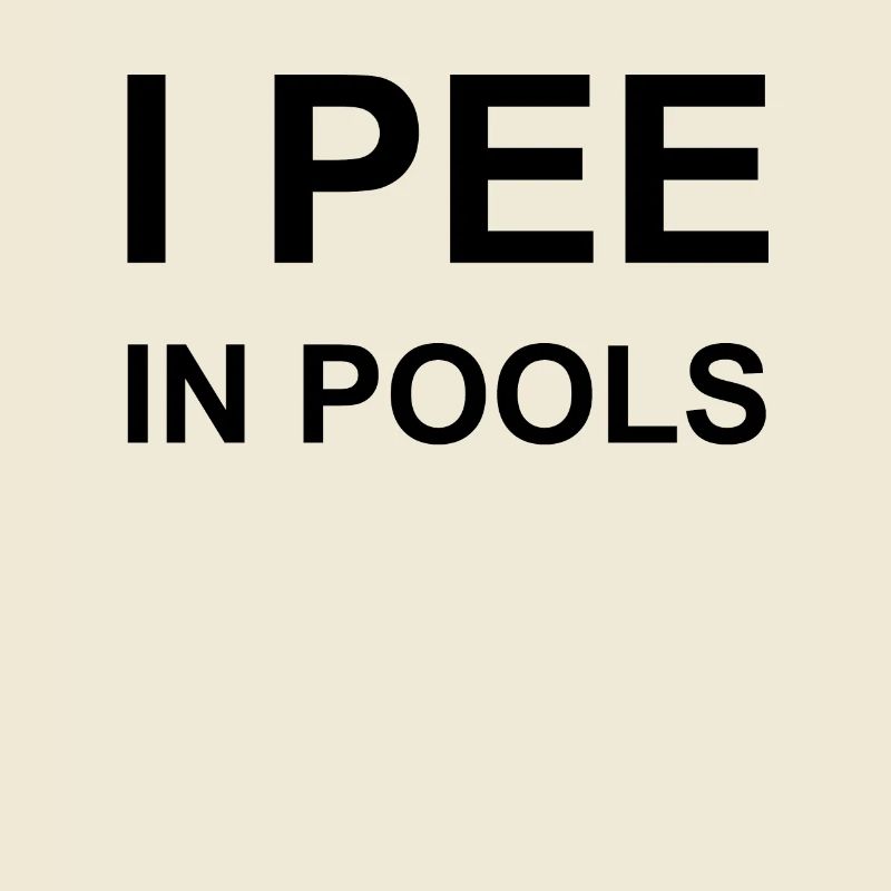 i pee in pools black
