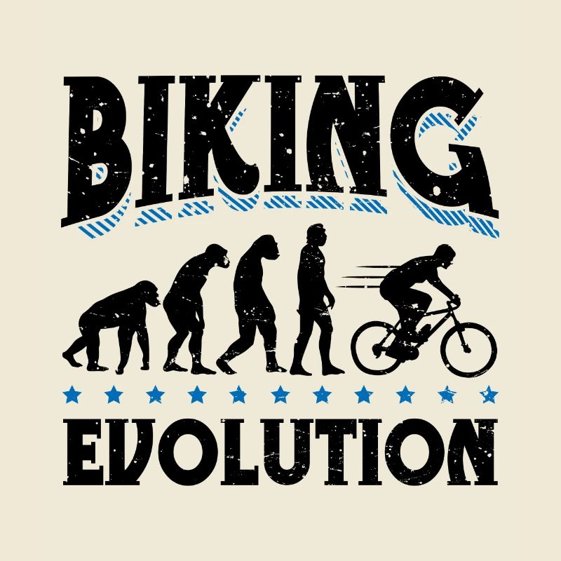 Evolution Biking Cycliste Cyclisme Cyclisme Vélo
