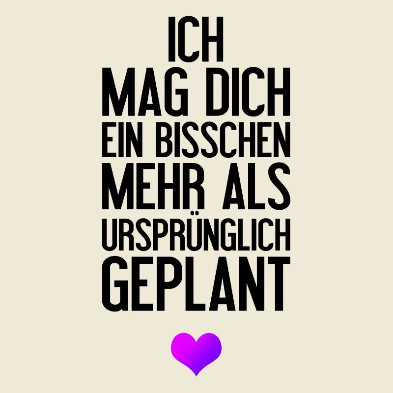 Ich mag dich bisschen mehr Romantisches Geschenk