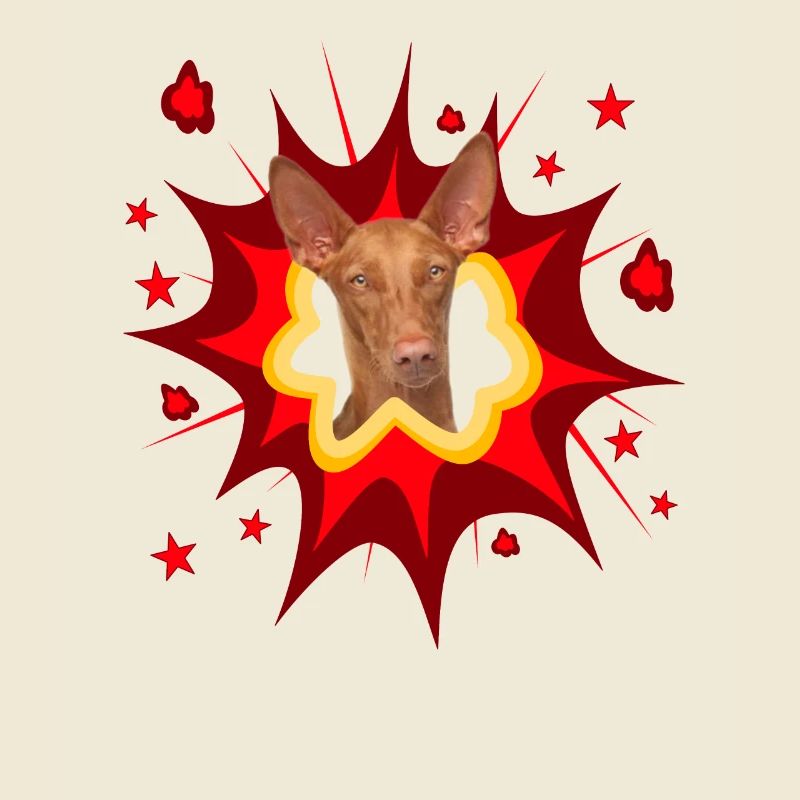 Conception de chien comique - Pow - Pharaoh Dog