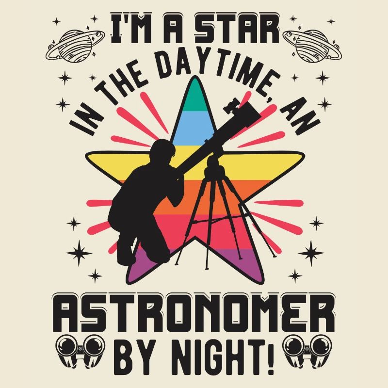 Tagsüber bin ich ein Star, nachts ein Astronom!