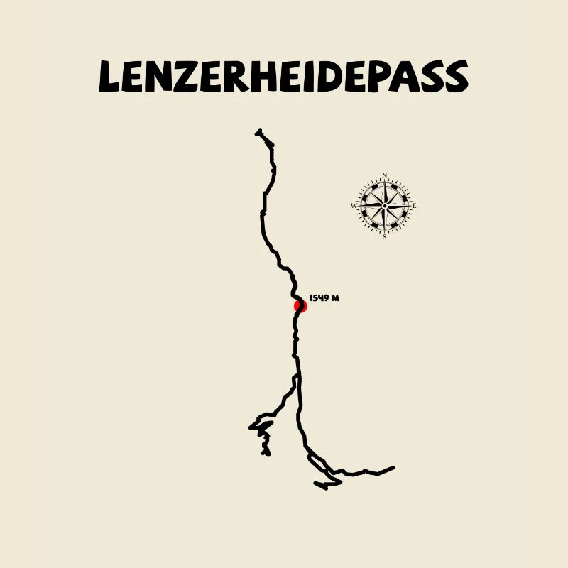 Lenzerheide Pass Serpentine Schweiz Lenzerheid