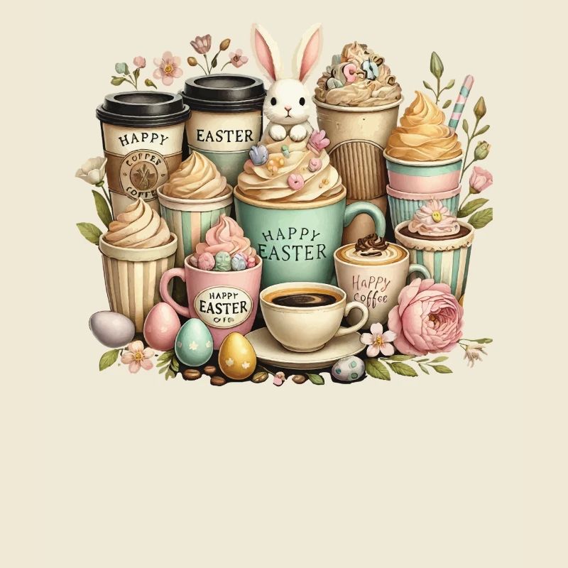 Easter Coffee Easter Bunny Coffee Lover Joy