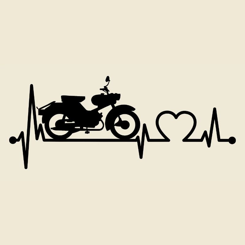 Simson Spatz Herzschlag -schwarz-
