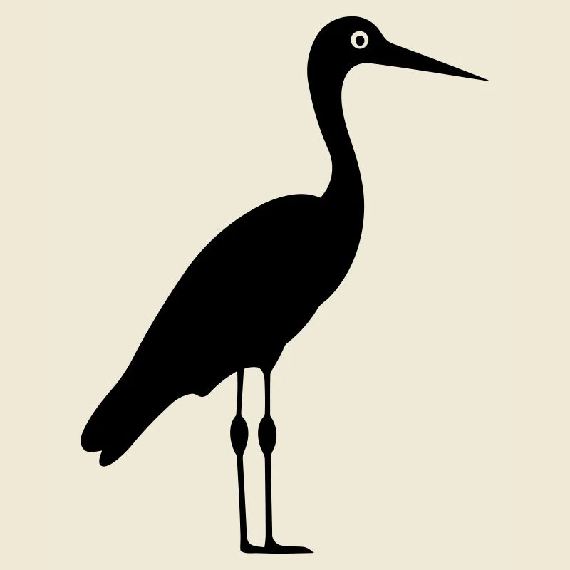 Simple petite cigogne