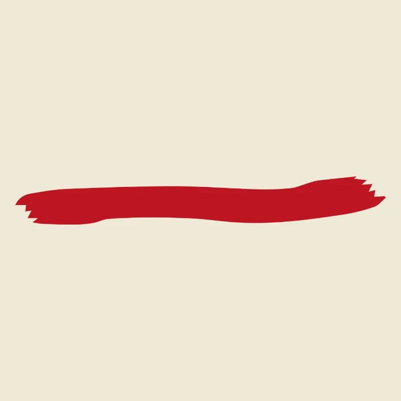 Farbstrich rot Klecks Farbspritzer Maler Geschenk
