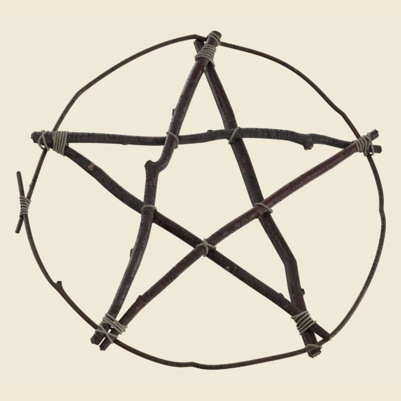 Ast - Twig Pentagram 3D