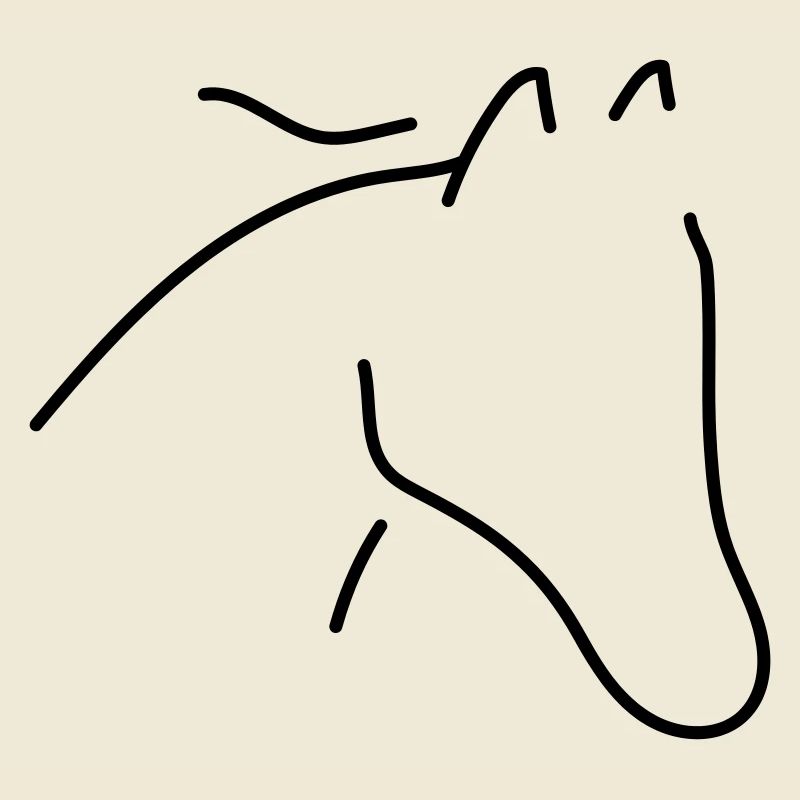 Pferd minimal