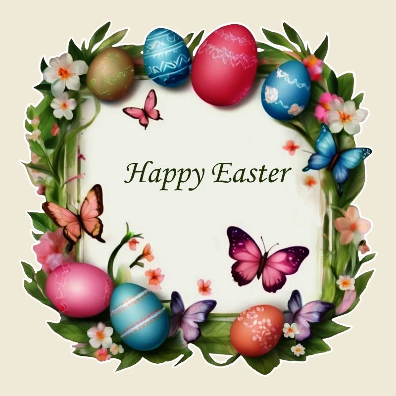 Osterkranz - Happy Easter