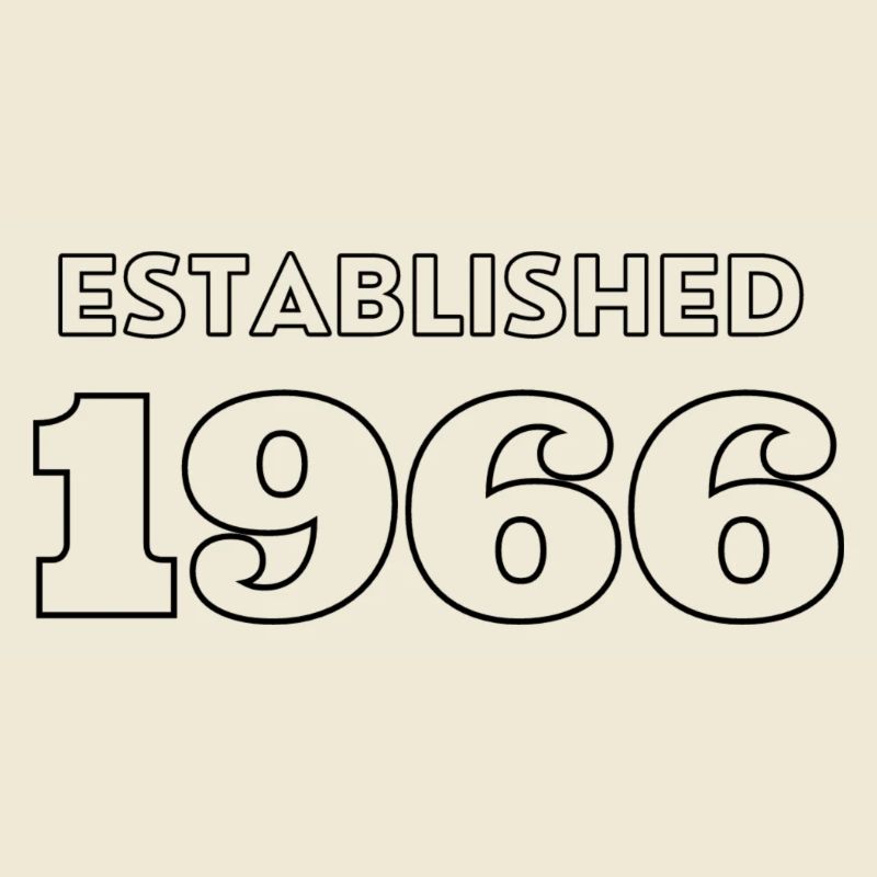 Established 1966 - Feier dein Geburtsjahr