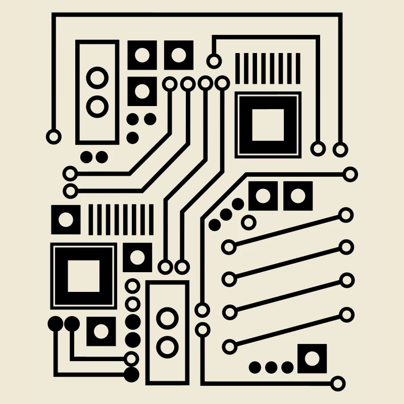 Circuit Board Circuit Board CPU Computer Shirt Gift