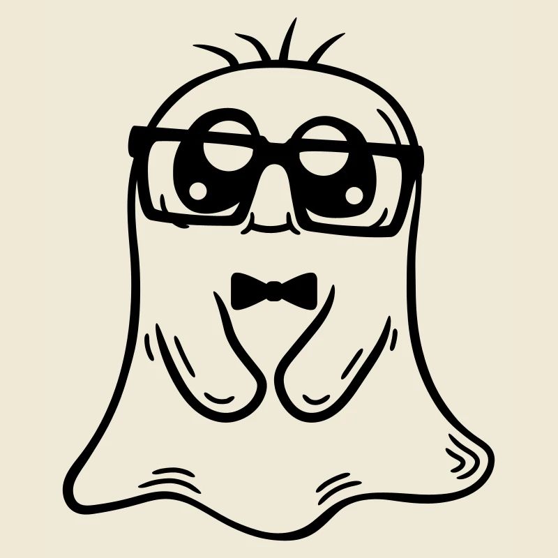 Sympathique Nerd Ghost Comic