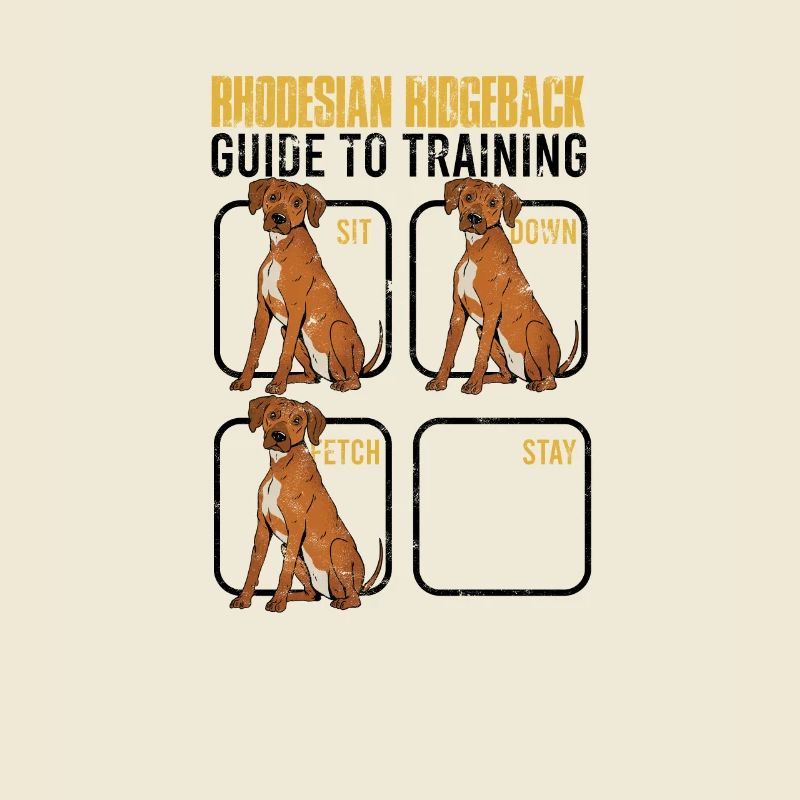 Rhodesian Ridgeback guide de formation asseyez-vous
