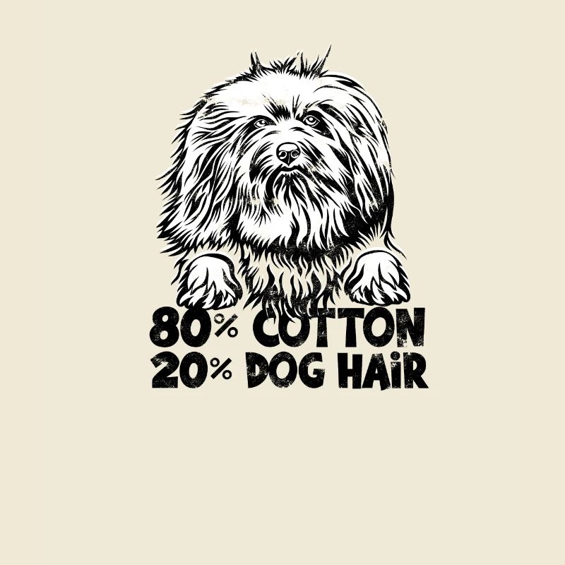 80% Baumwolle 20% Hundehaar - Hundepfleger