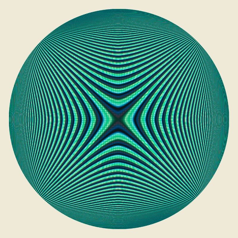 Kreis mit optischer Illusion
