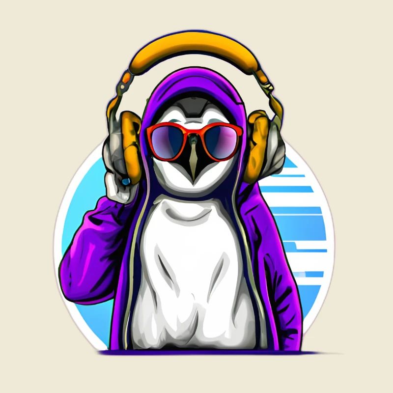 Pingouin cool avec pull