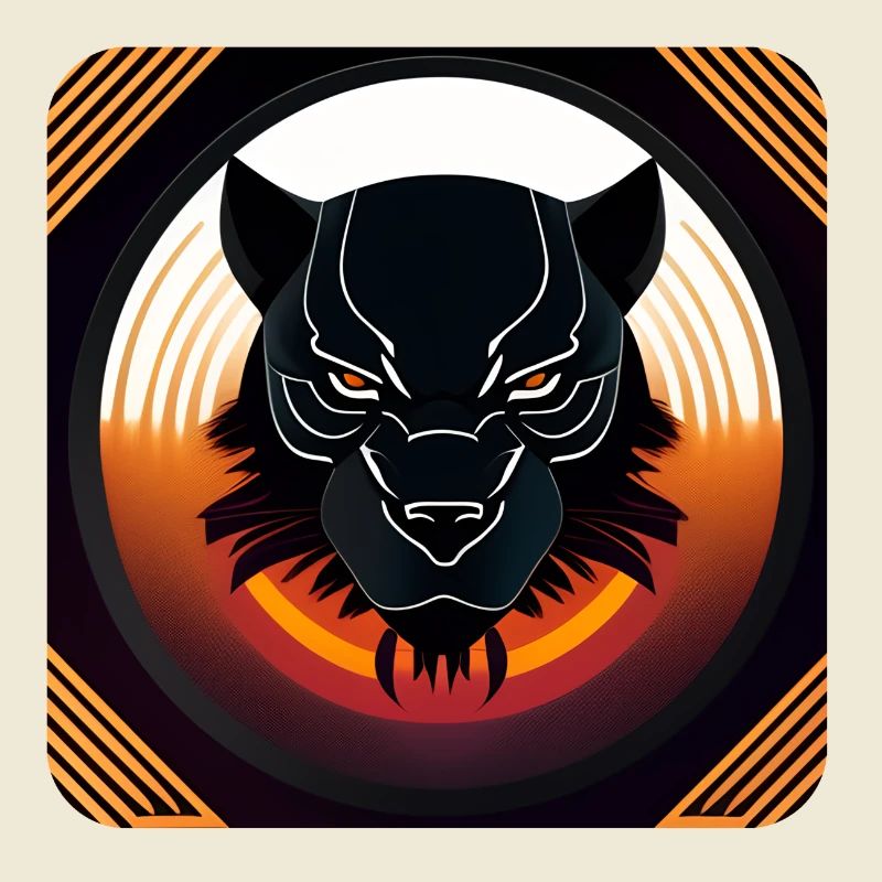 BlackPantherLogoDesignCircle