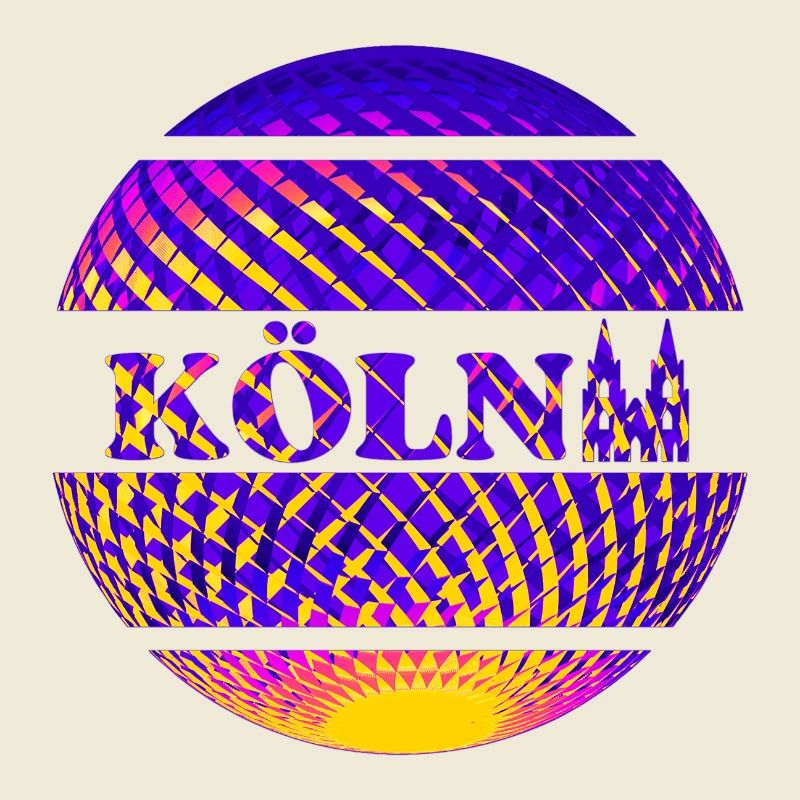 Logo de Cologne en boule disco