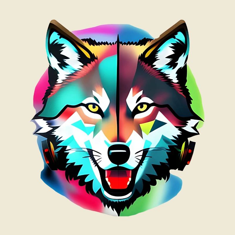 Bunter Wolf