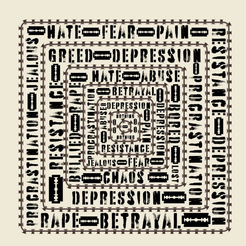 cercle de dépression