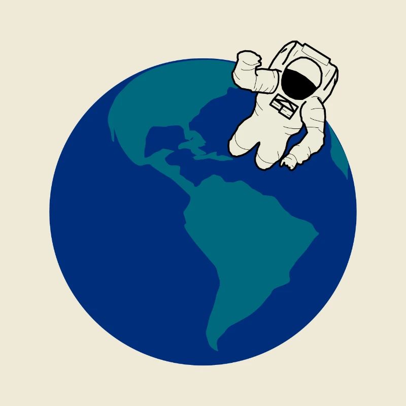 Astronaute, voyage dans l'espace, terre, astronaute, espace