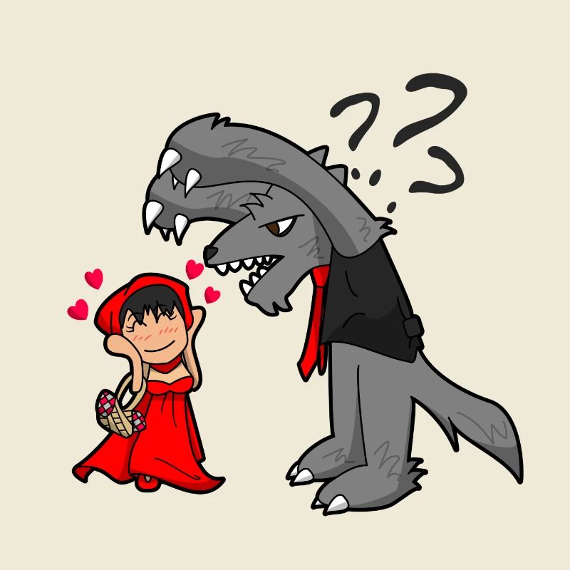 Rotkäppchen und der Wolf