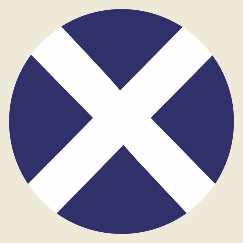 cible du drapeau écossais