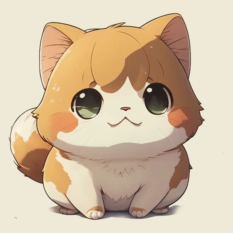 Chat | Chatons | Bébé chat | Chat d’anime mignon