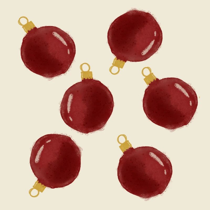 Christbaumkugeln.