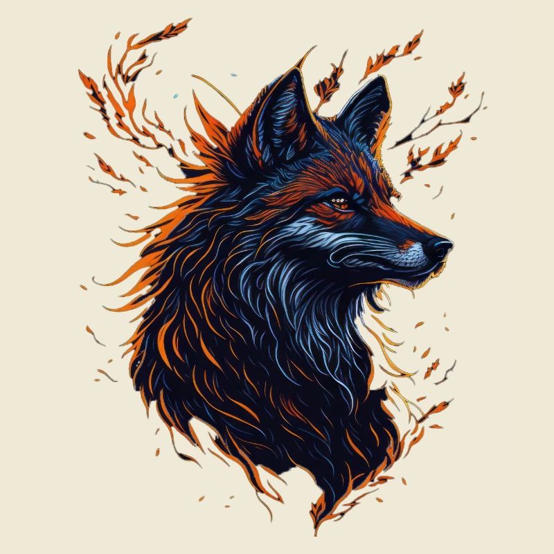 Wolf Kunstwerk