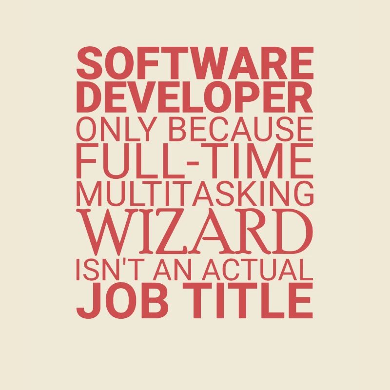 "Software Developer Wizard | Programmierer"