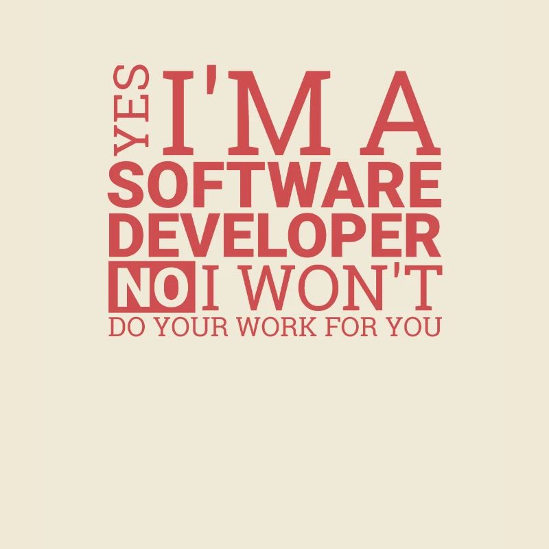 "Software Developer Work | Programmierer"