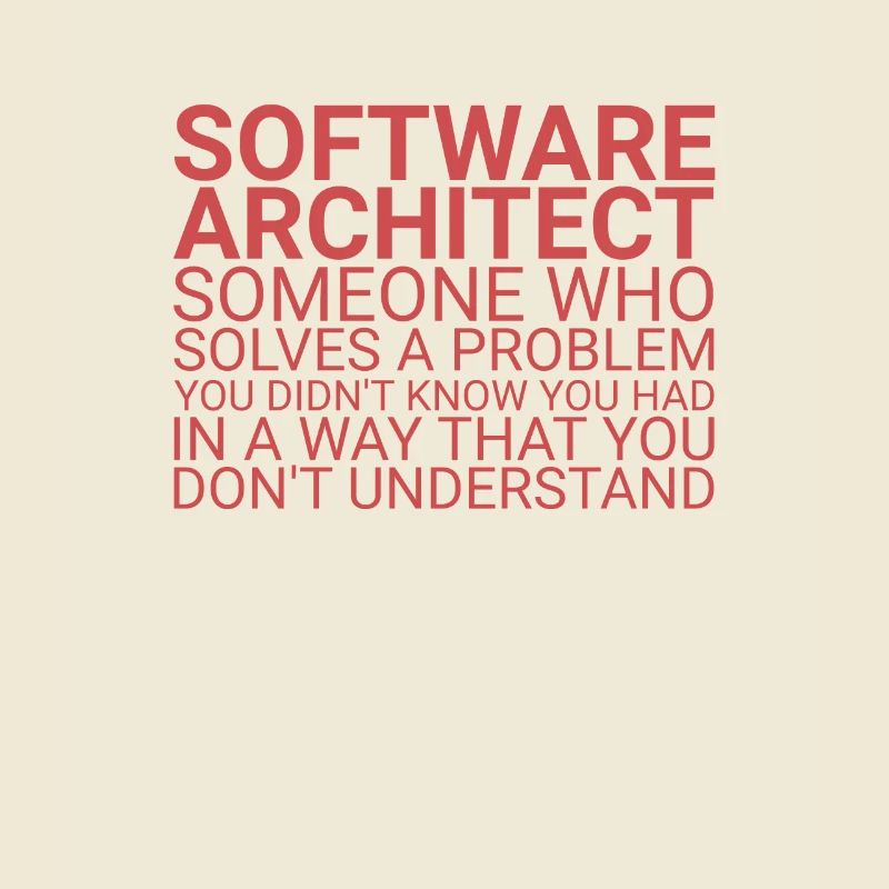 "Software Architect Problem |Software Architektur"