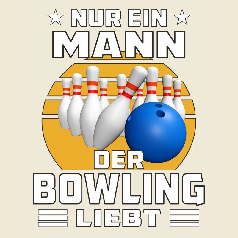 MANN DER BOWLING LIEBT