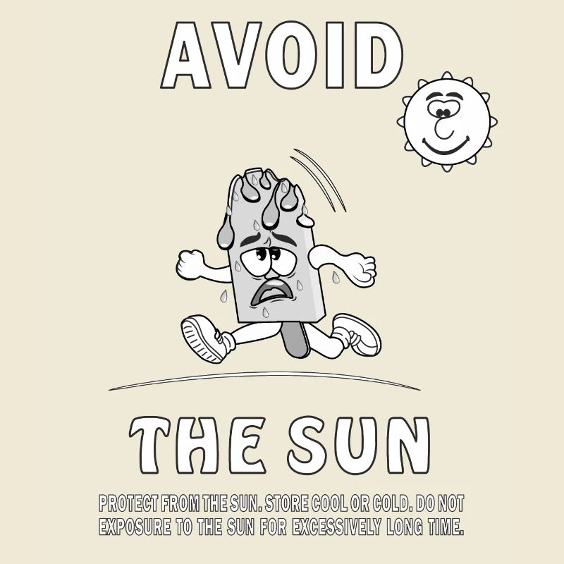 SONNENSCHUTZ EISCREME AVOID THE SUN
