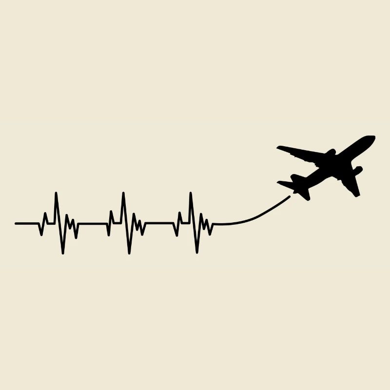 Pulse Airplane Gift Pilot Aviation Copilot